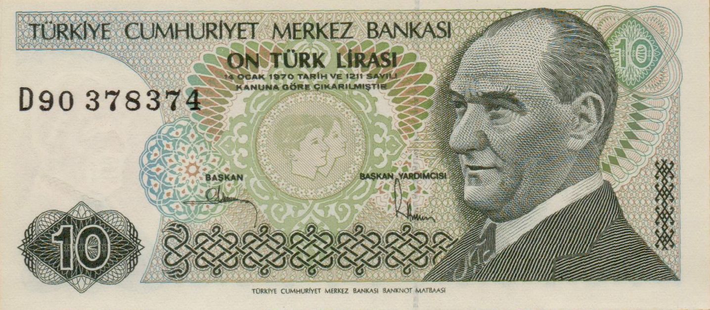 Turkey 10 1984 UNC P-193/2